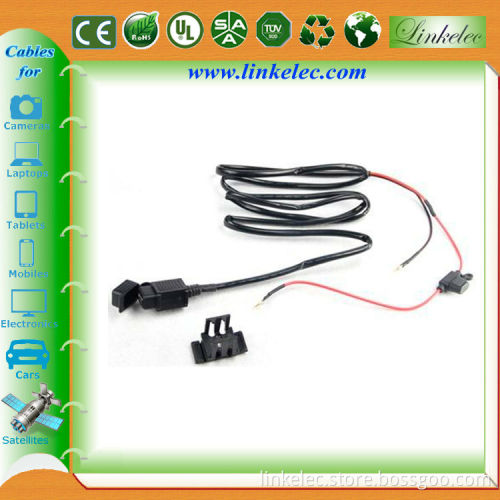 waterproof motorcycle car cigarette lighter usb mp3 player cable adapter